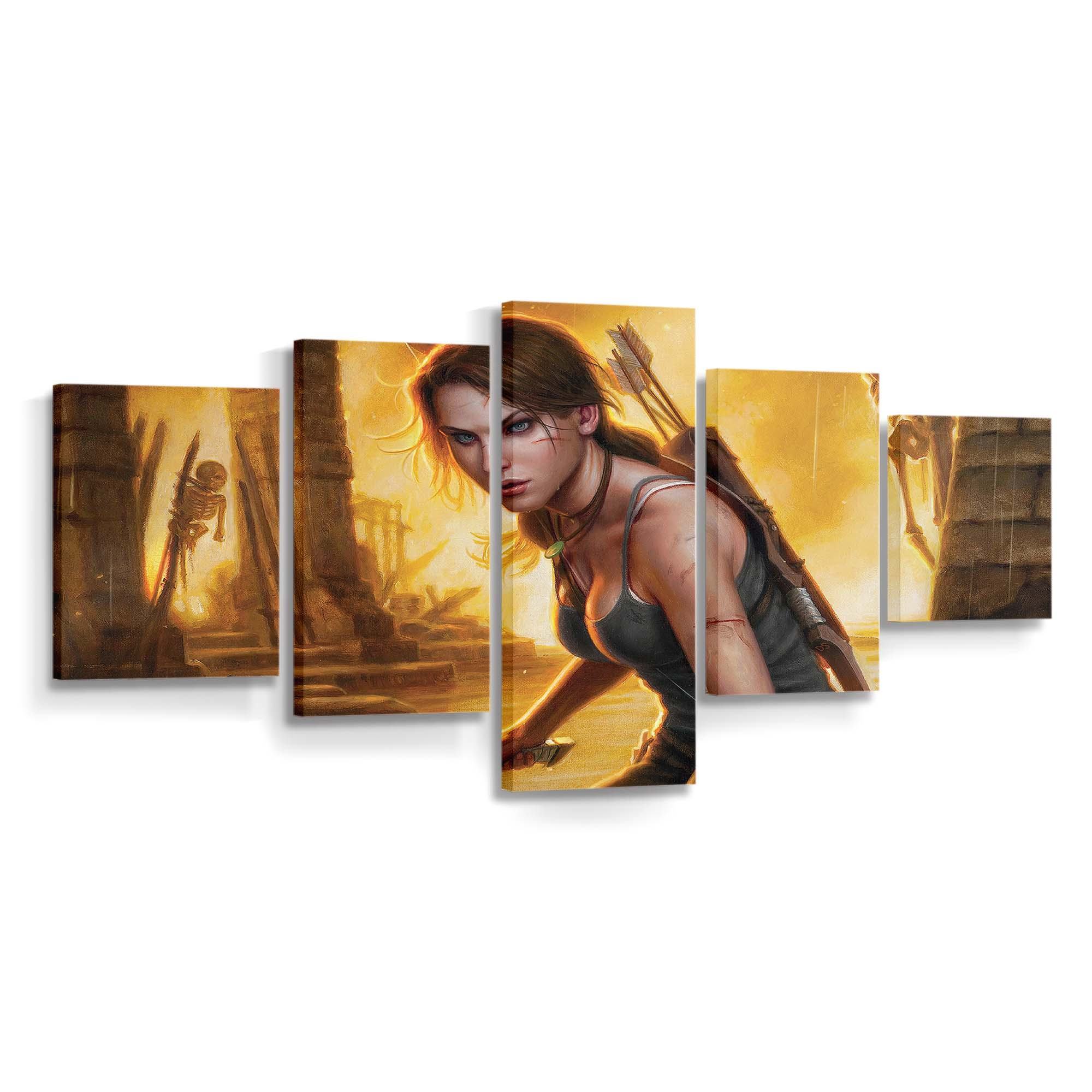 lara croft tomb raider warrior girl 4k yw